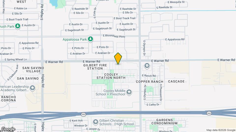 848 S Huish Dr Map and Location Details