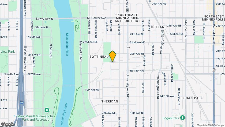 1827 2nd St NE Map and Location Details
