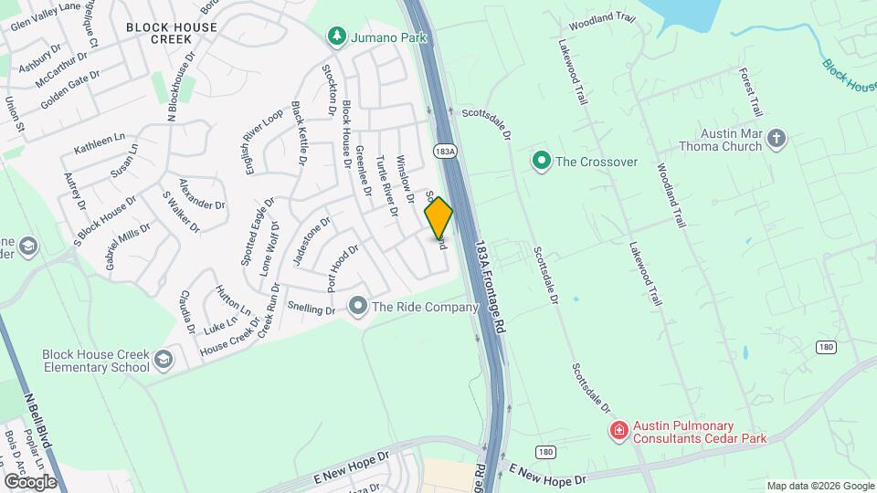 2413 Socorro Bend Map and Location Details