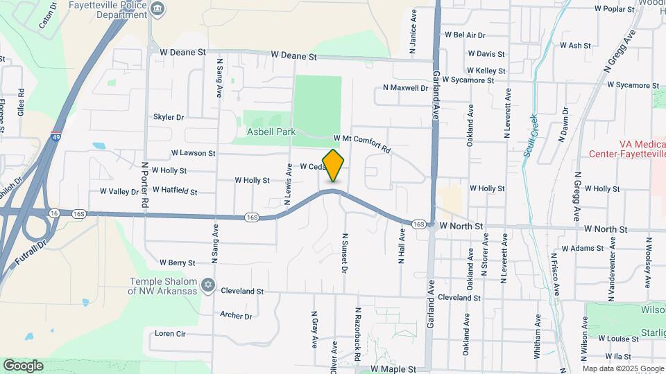 1476 W Wedington Dr Map and Location Details