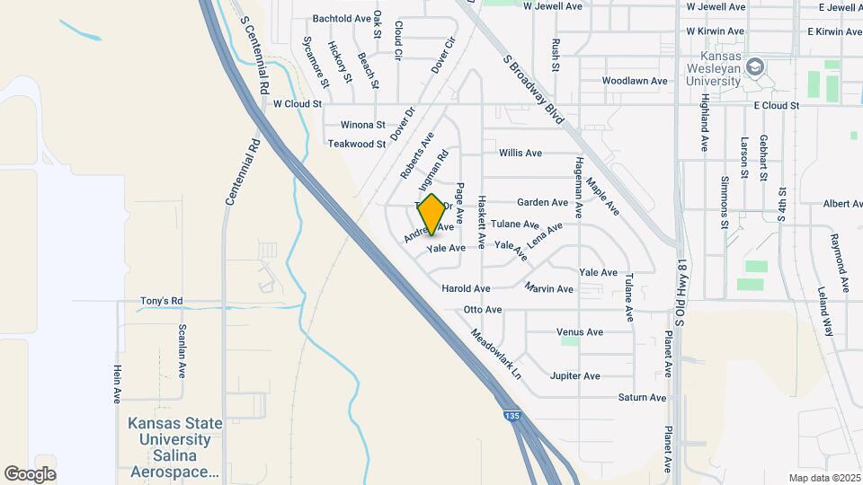 1208 Yale Ave Map and Location Details