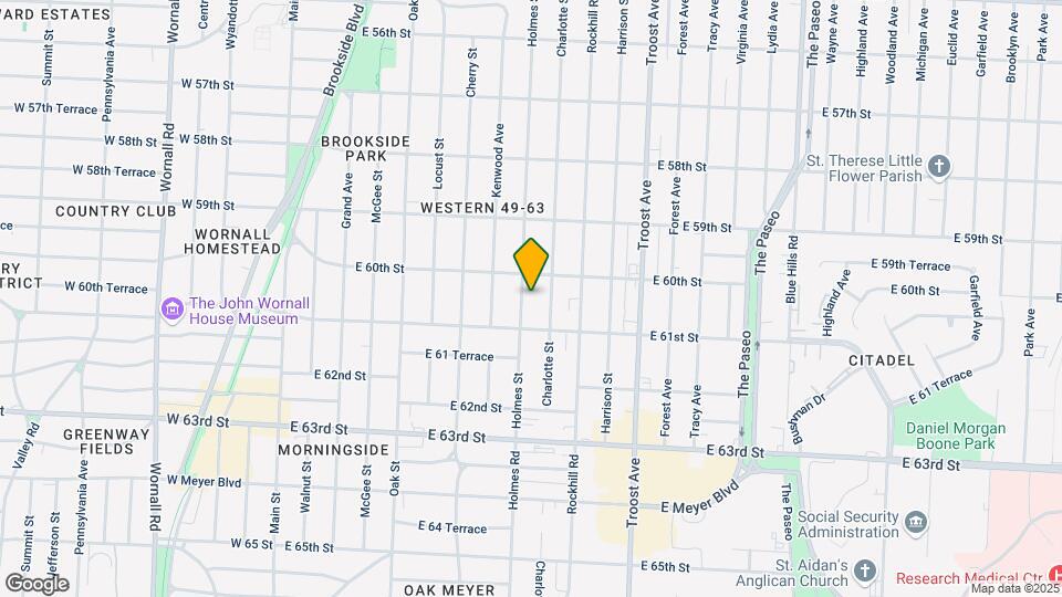 6019 Holmes St Map and Location Details
