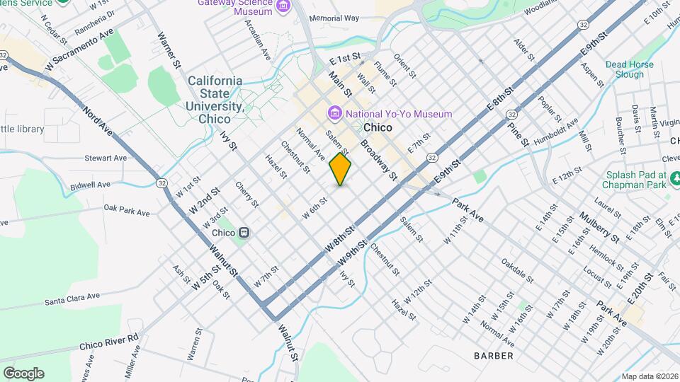 419 W 6th St Map and Location Details