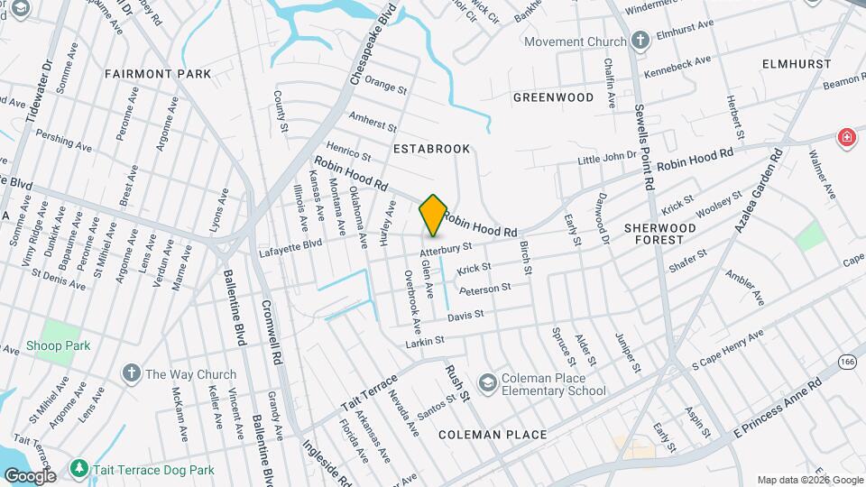 3812 Atterbury St Map and Location Details