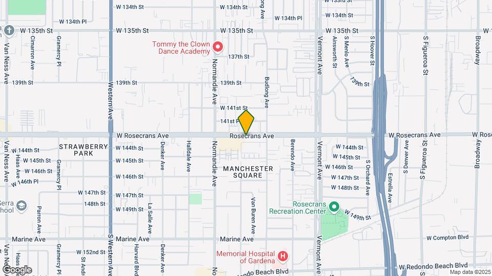 1239 W 144th St Map and Location Details