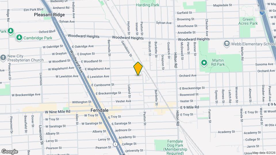 610 E Lewiston Ave Mapa y Detalles de la Ubicación