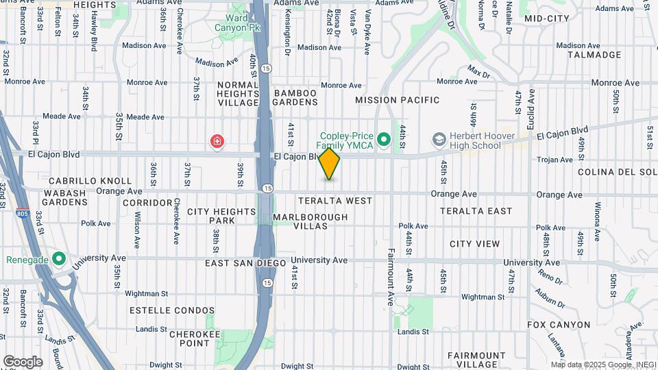 4217 42nd St Map and Location Details
