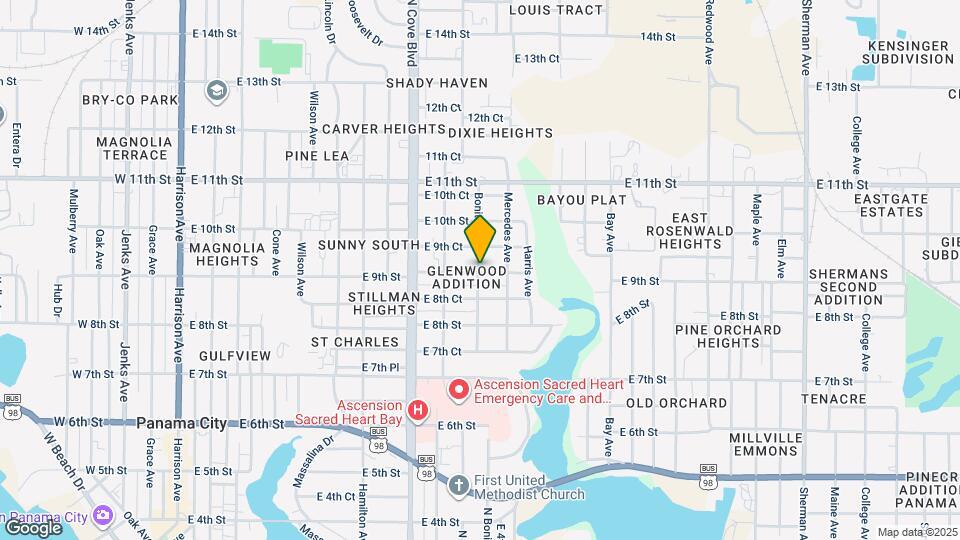 907 E 9th St Map and Location Details