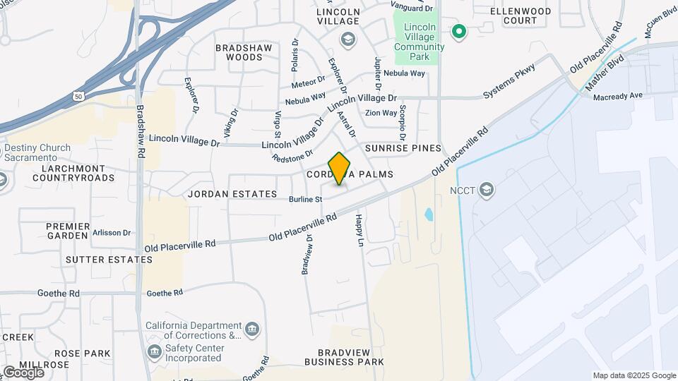 9917 Burline St Map and Location Details