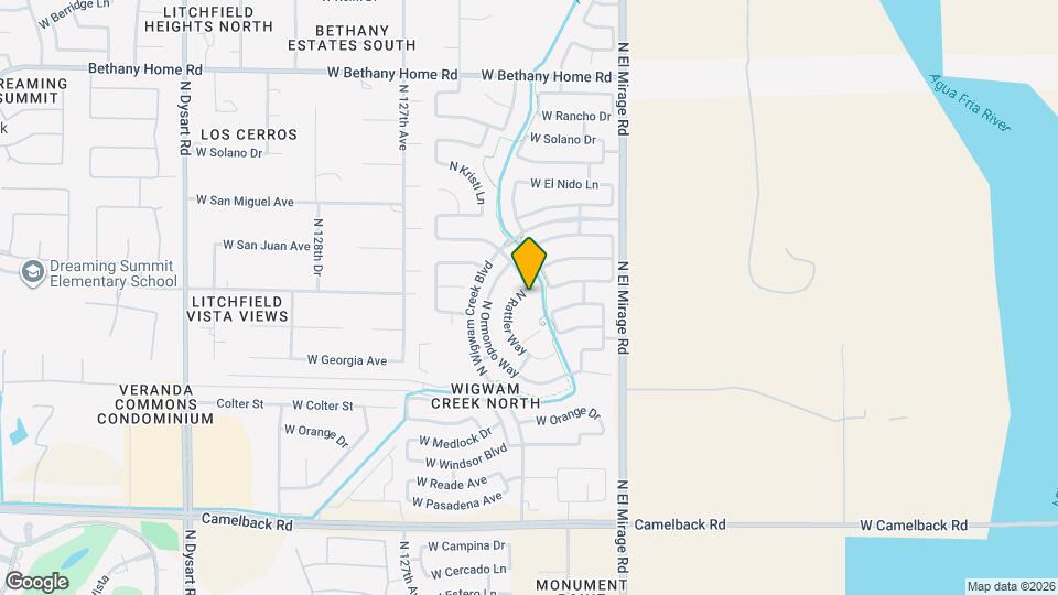 5459 N Rattler Way Map and Location Details