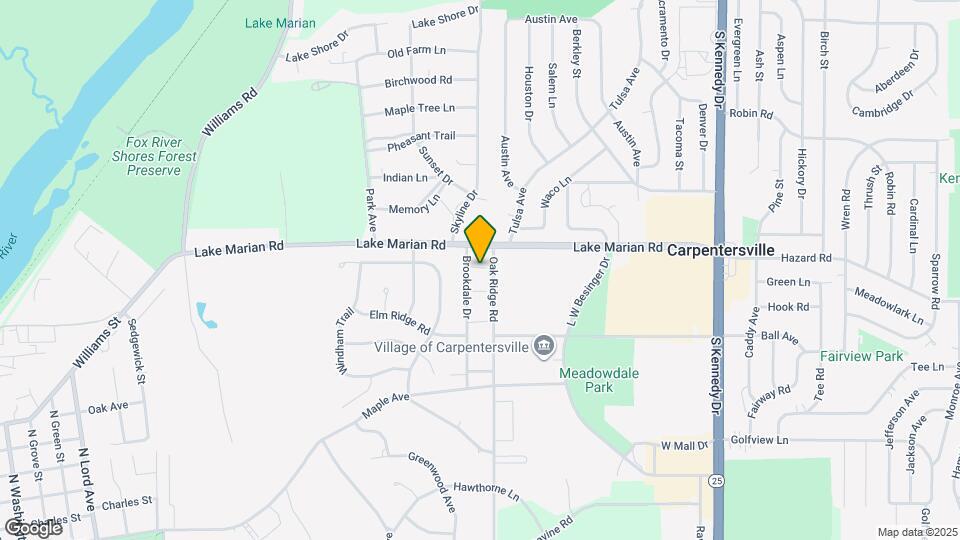 1236 Brookdale Dr Map and Location Details