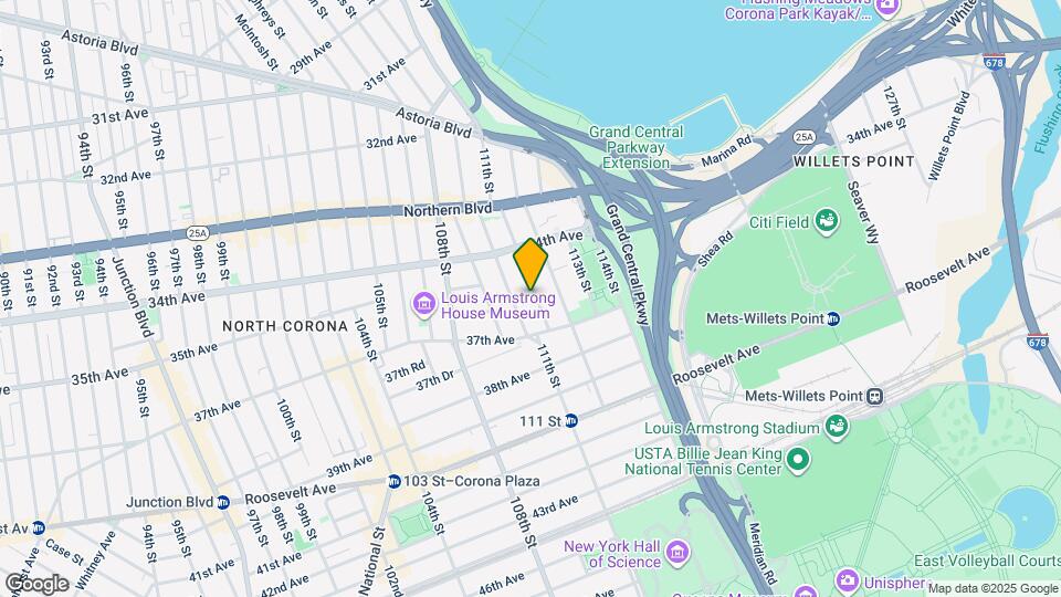 34-54-54 111th St Map and Location Details