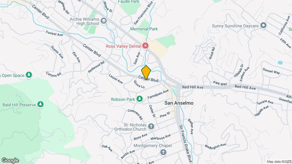 841 San Anselmo Ave Map and Location Details