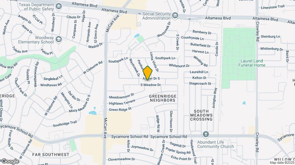 2908 S Meadow Dr Map and Location Details