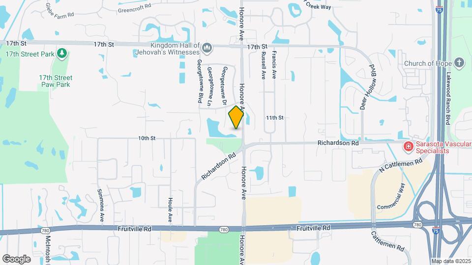 1302 Georgetowne Cir Map and Location Details