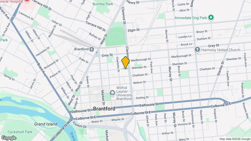 91A Sheridan St Brantford ON N3T 2R3 Map and Location Details