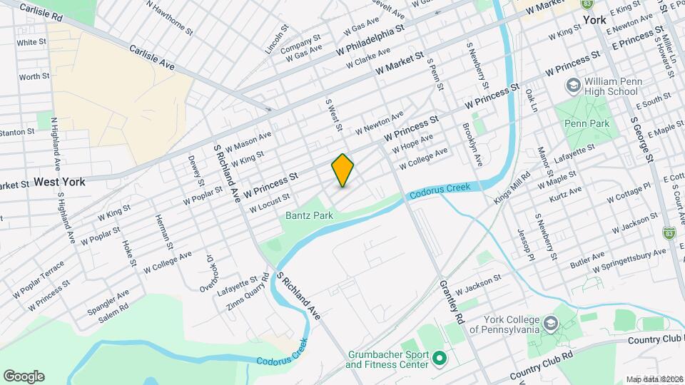 647 W College Ave Map and Location Details