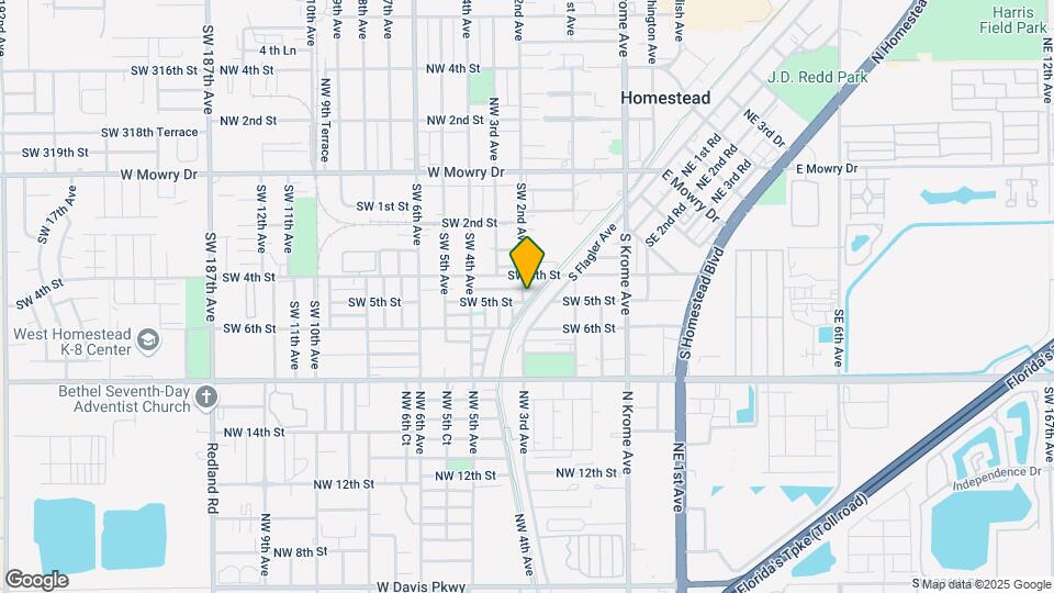 441 SW 2nd Ave Map and Location Details