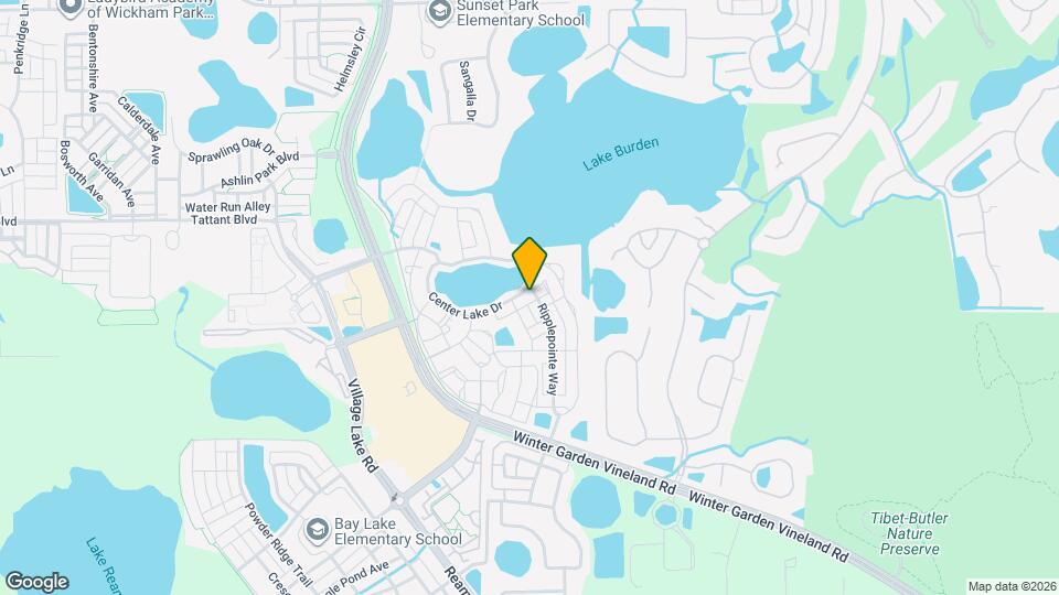 11408 Center Lake Dr Map and Location Details