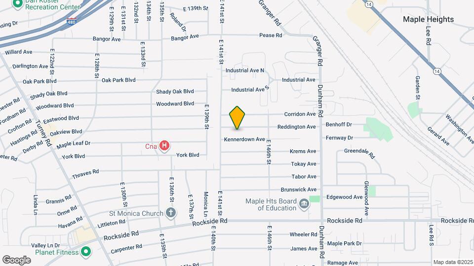 14214 Reddington Ave Map and Location Details