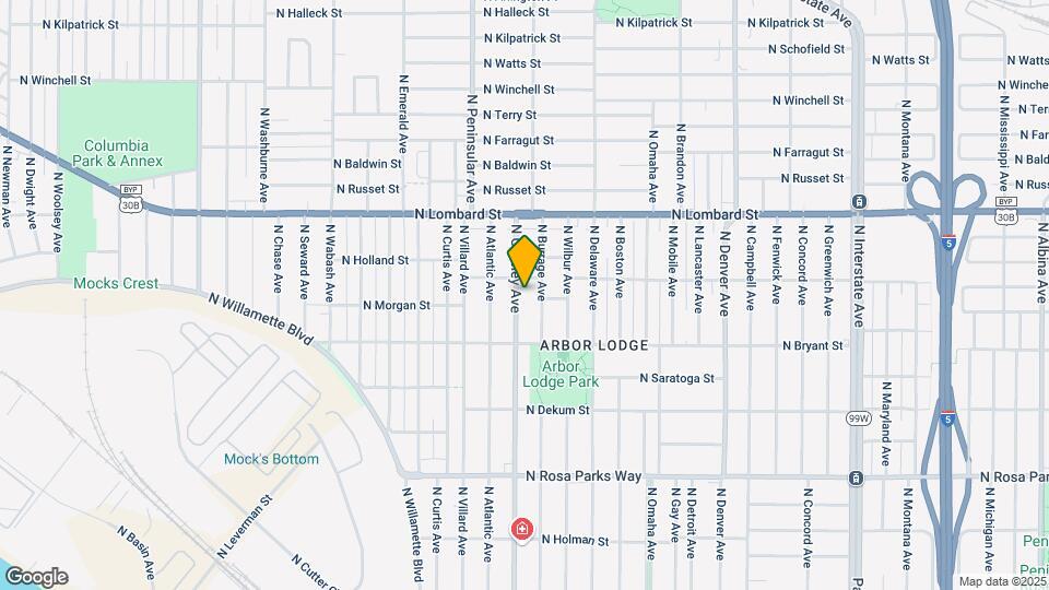 7134 N Greeley Ave Map and Location Details