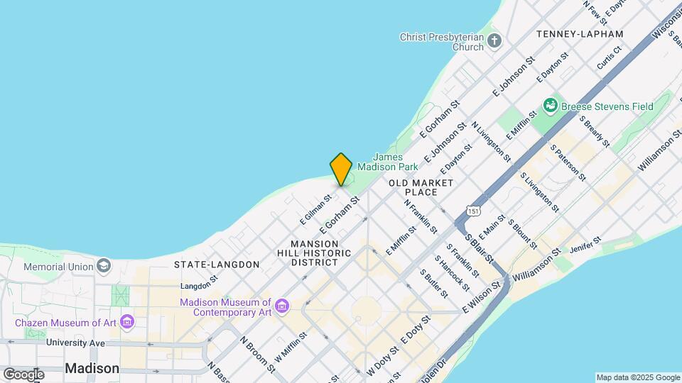 151 E Gilman St Mapa y Detalles de la Ubicación