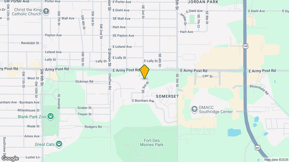 6400 SE 3rd St Map and Location Details