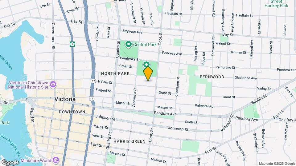 1032 N Park St Map and Location Details