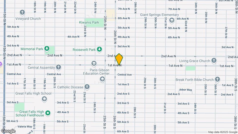 2608 1st Ave N Map and Location Details