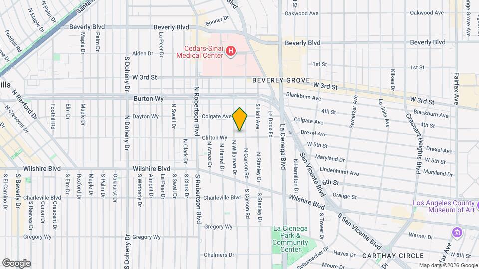 8655 Clifton Way Mapa y Detalles de la Ubicación