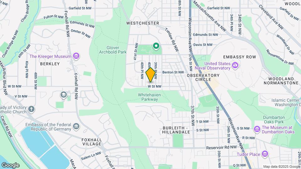 3931 W St NW, Unit #2 Map and Location Details