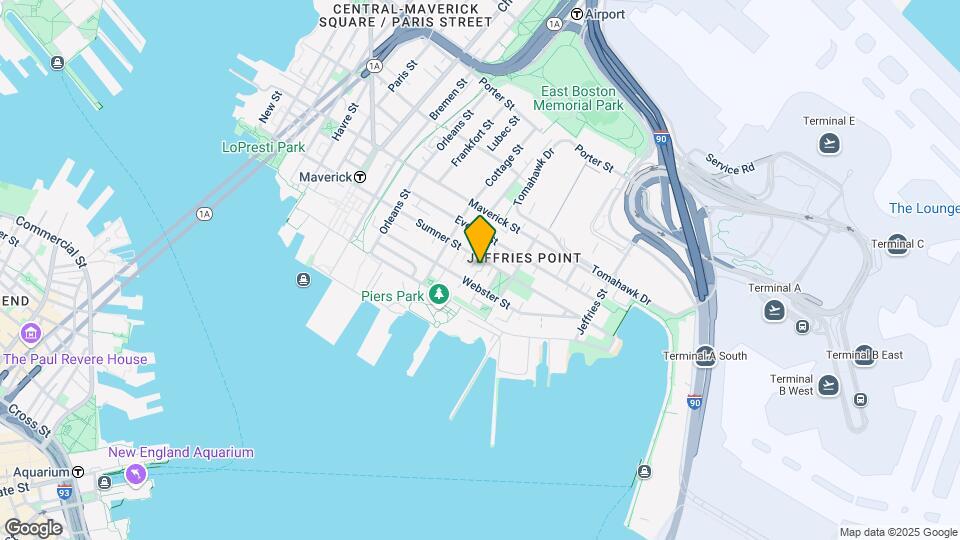 7 Sumner Pl, Unit 1 Map and Location Details