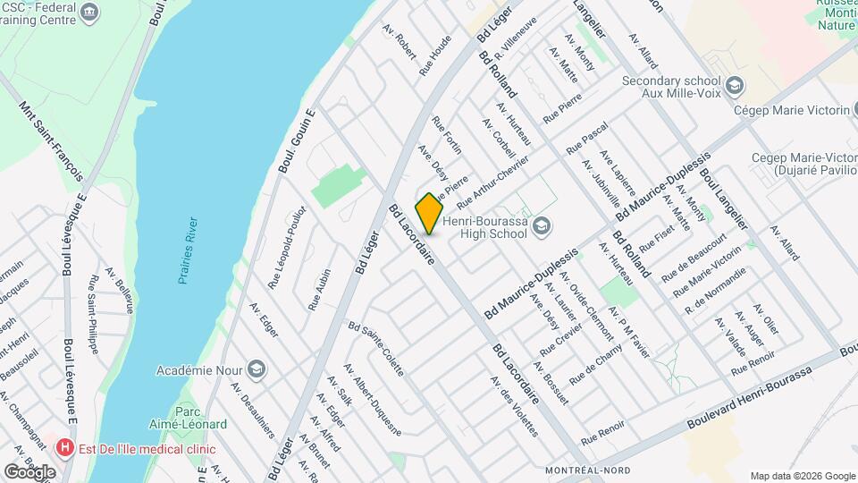 12107 Lacordaire Boul Map and Location Details