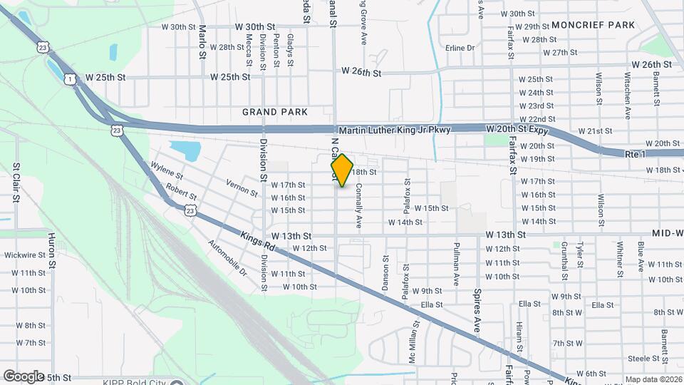 2175 W 16th St Map and Location Details