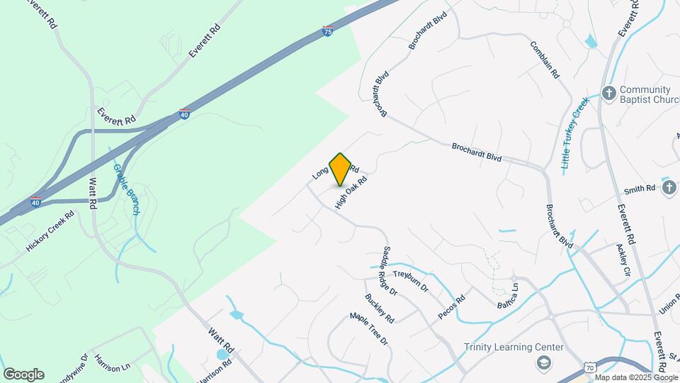 12821 High Oak Rd Map and Location Details