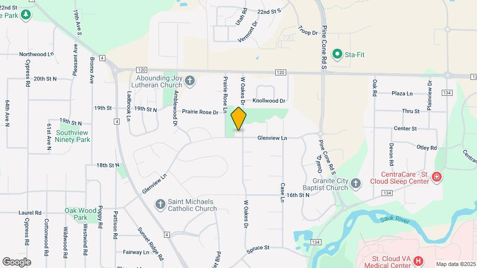 5543 Glenview Ln Map and Location Details
