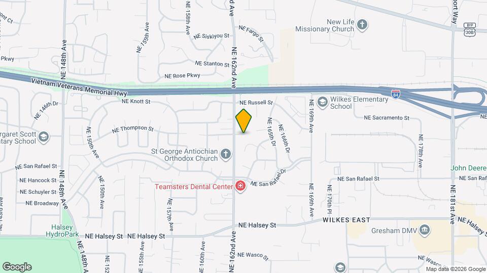 2262 NE 162nd Ave Map and Location Details