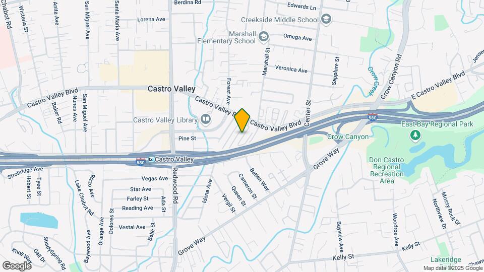 3913 Castro Valley Blvd Map and Location Details