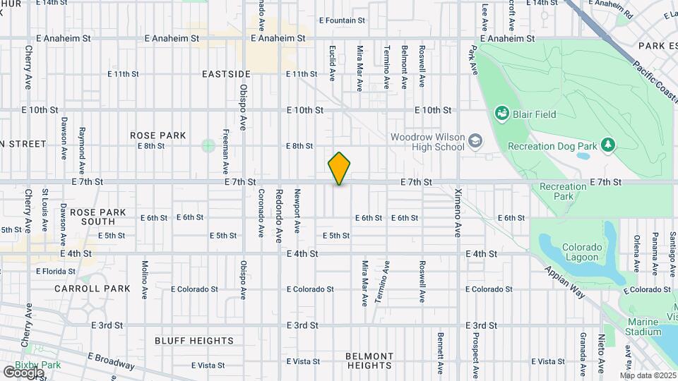 672 Euclid Ave Map and Location Details