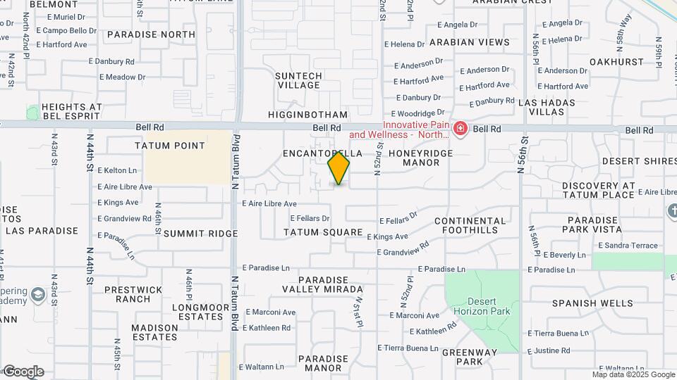 16607 N 50th Way Map and Location Details