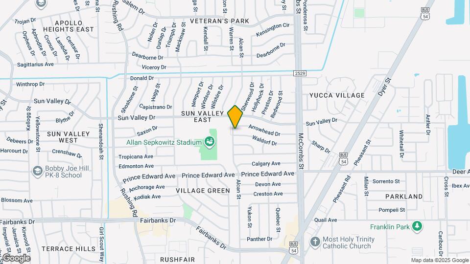 10256 Alcan St Map and Location Details