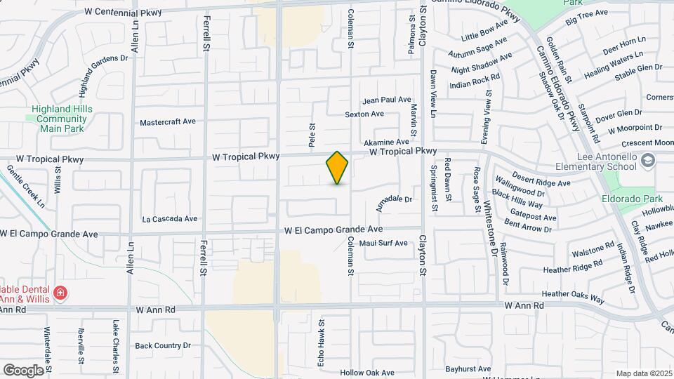 2415 Inlet Spring Ave Map and Location Details