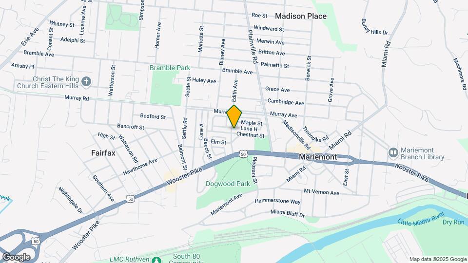 Mariemont Square Apartments Map and Location Details