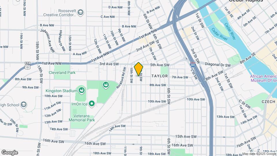 702 9th St SW Map and Location Details