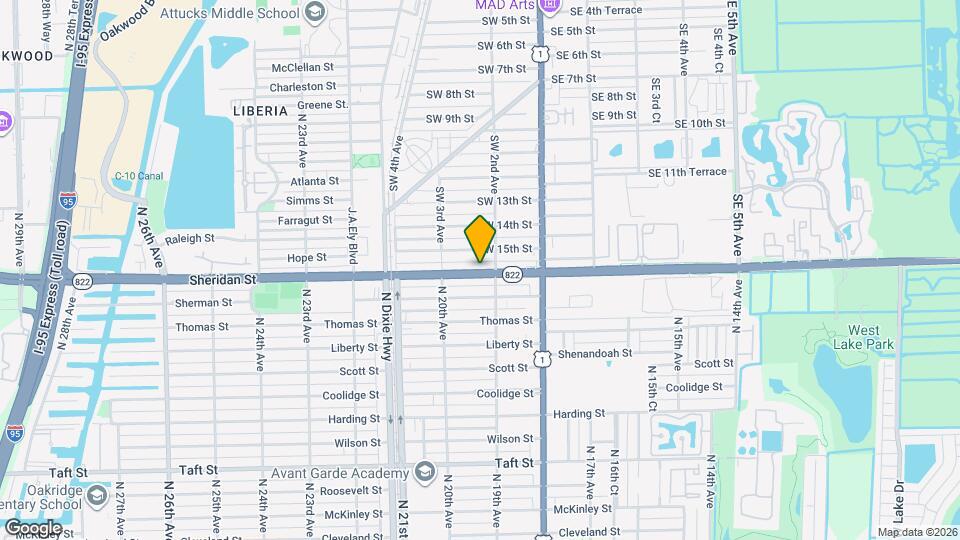 220 SW 16th St Map and Location Details