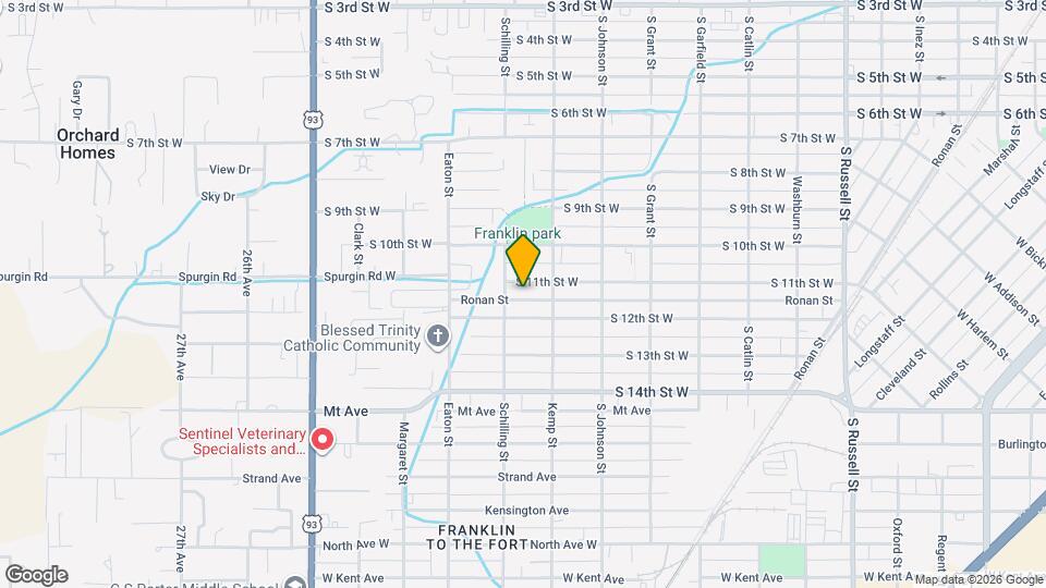 2145 S 11th St W Map and Location Details