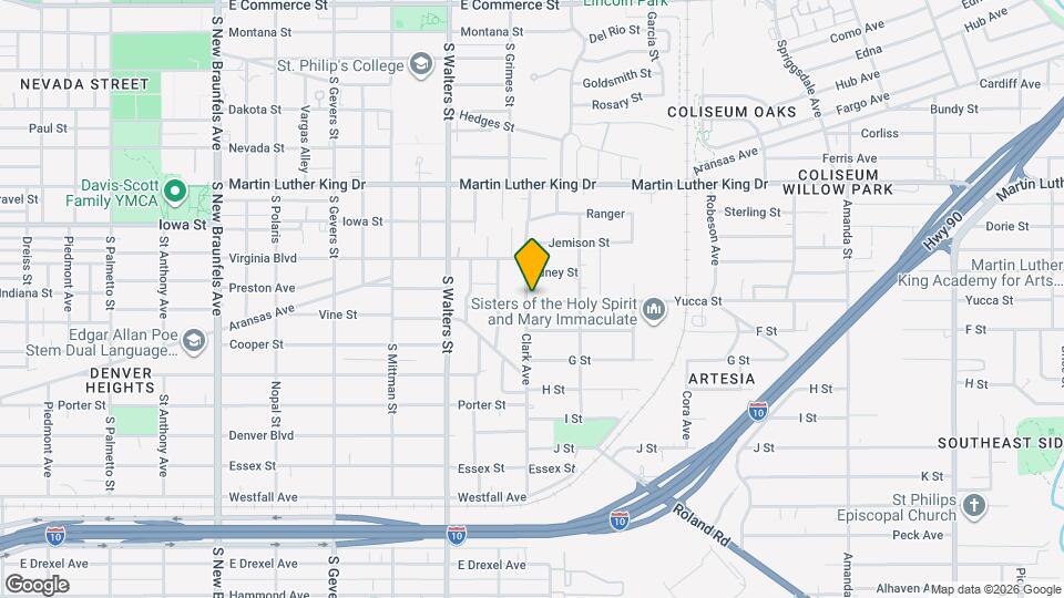 420 Clark Ave Map and Location Details