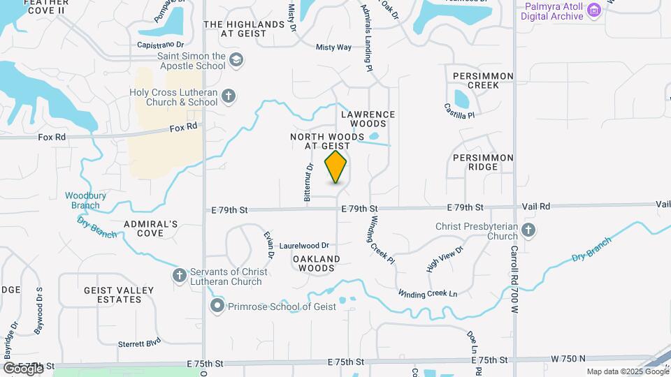 7934 Cherrybark Dr Map and Location Details