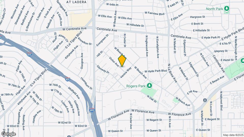 815 Victor Ave. Mapa y Detalles de la Ubicación