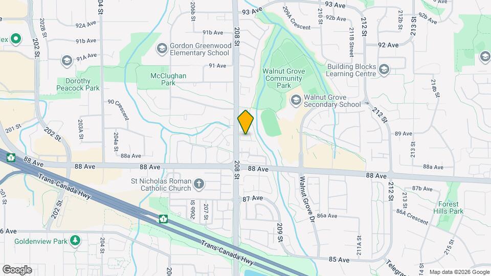 8892 208 St Map and Location Details